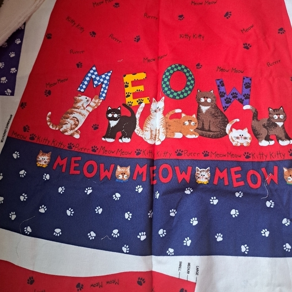 The Panel Place Fabric Traditions simplicity little girl's jumper pattern cats - Picture 5 of 13